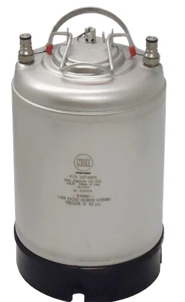 2.5 gallon Ball Lock Keg - new