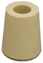 #2 Rubber Stopper, bored
