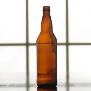 Crown Cap Beer Bottles - 22 Ounce (Case of 12)