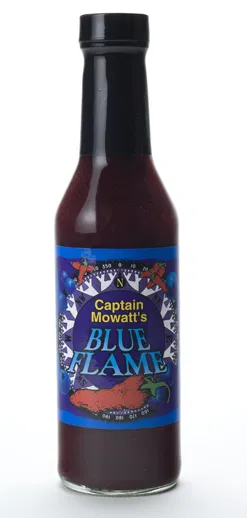 Captain Mowatt's Blue Flame Hot Sauce