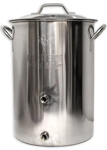 Brewers Best 8 Gallon Basic Brewing Kettle with 2 Ports