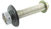 Chrome plated brass shank