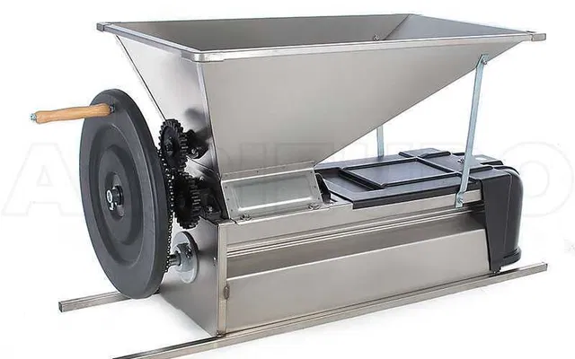 Manual Crusher/Destemmer - All Stainless Steel