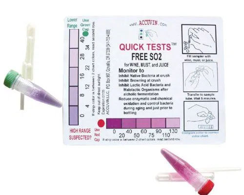 Free SO2 Test Kit