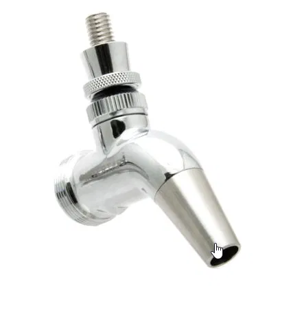 Krome Forward Sealing Stainless Steel Beer Faucet
