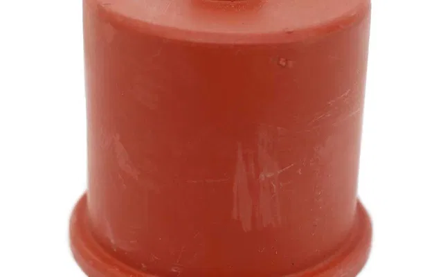 Red rubber 50mm carboy cap