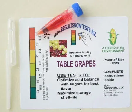 Table Grape Titratable Acidity (TA) Test Kit