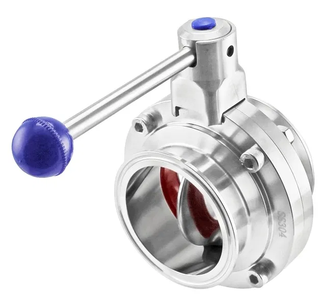 Tri-Clamp Butterfly Valve with Pull Trigger